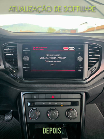 VOLKSWAGEN VW - Sistema MIB3 PREH MOI3 - Ativação OEM Google Android Auto & Apple CarPlay Wireless
