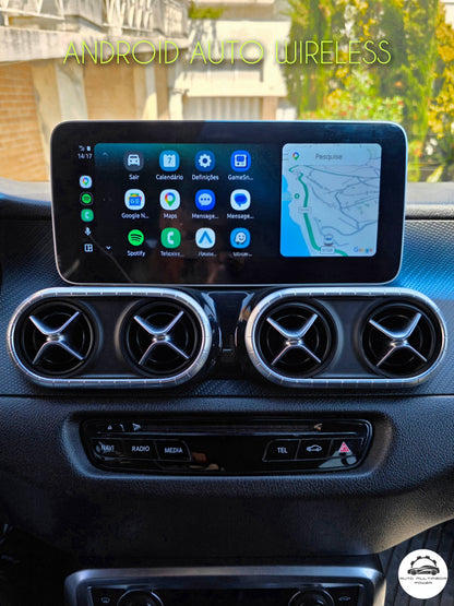 MERCEDES-BENZ - Classe X - Ecrã Touch Screen Android 15 - Apple CarPlay & Google Android Auto Wireless