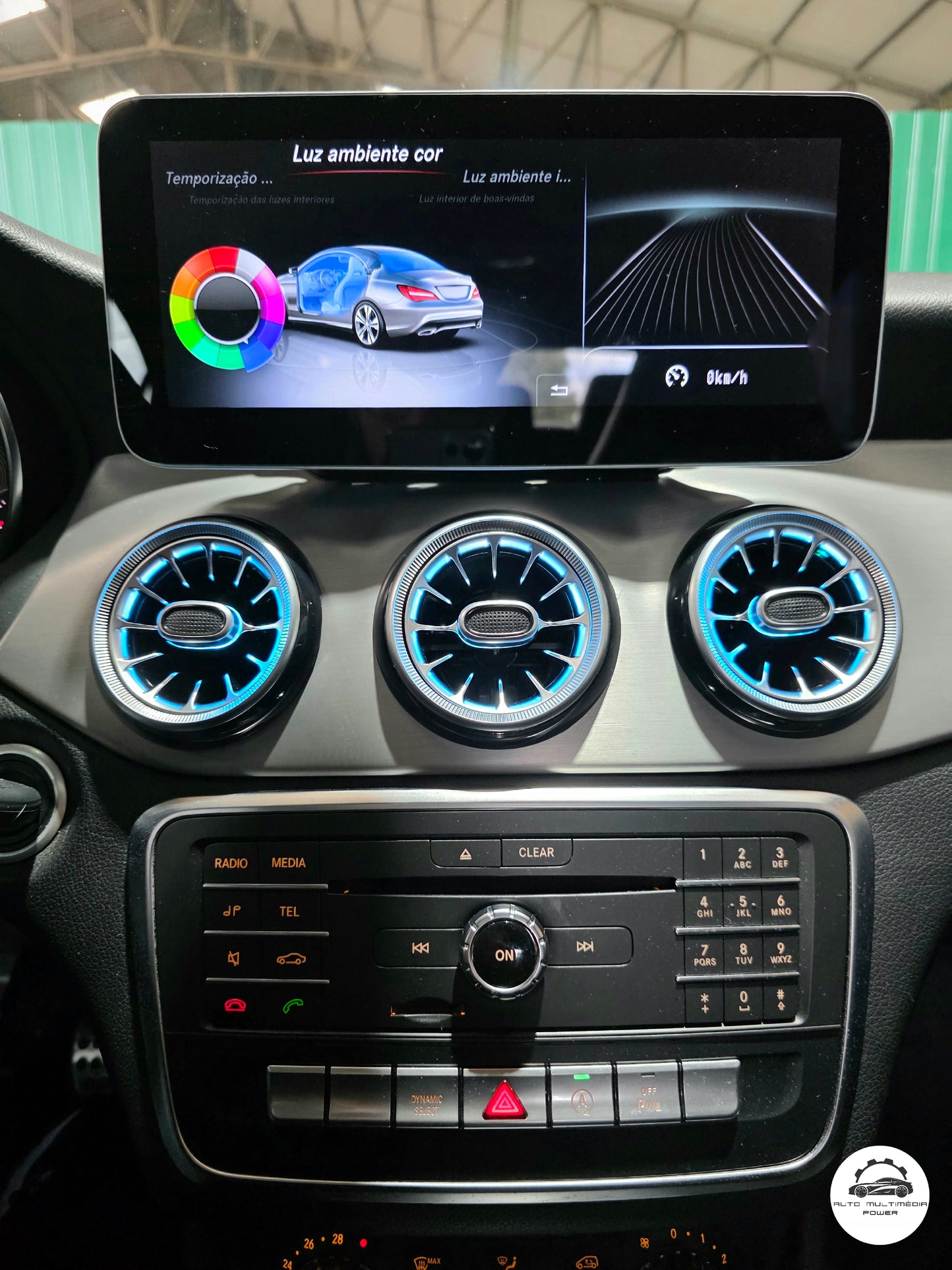 MERCEDES-BENZ - A W176 / B W246 / CLA W117 / GLA W156 - Retrofit Saídas de Ar Iluminadas