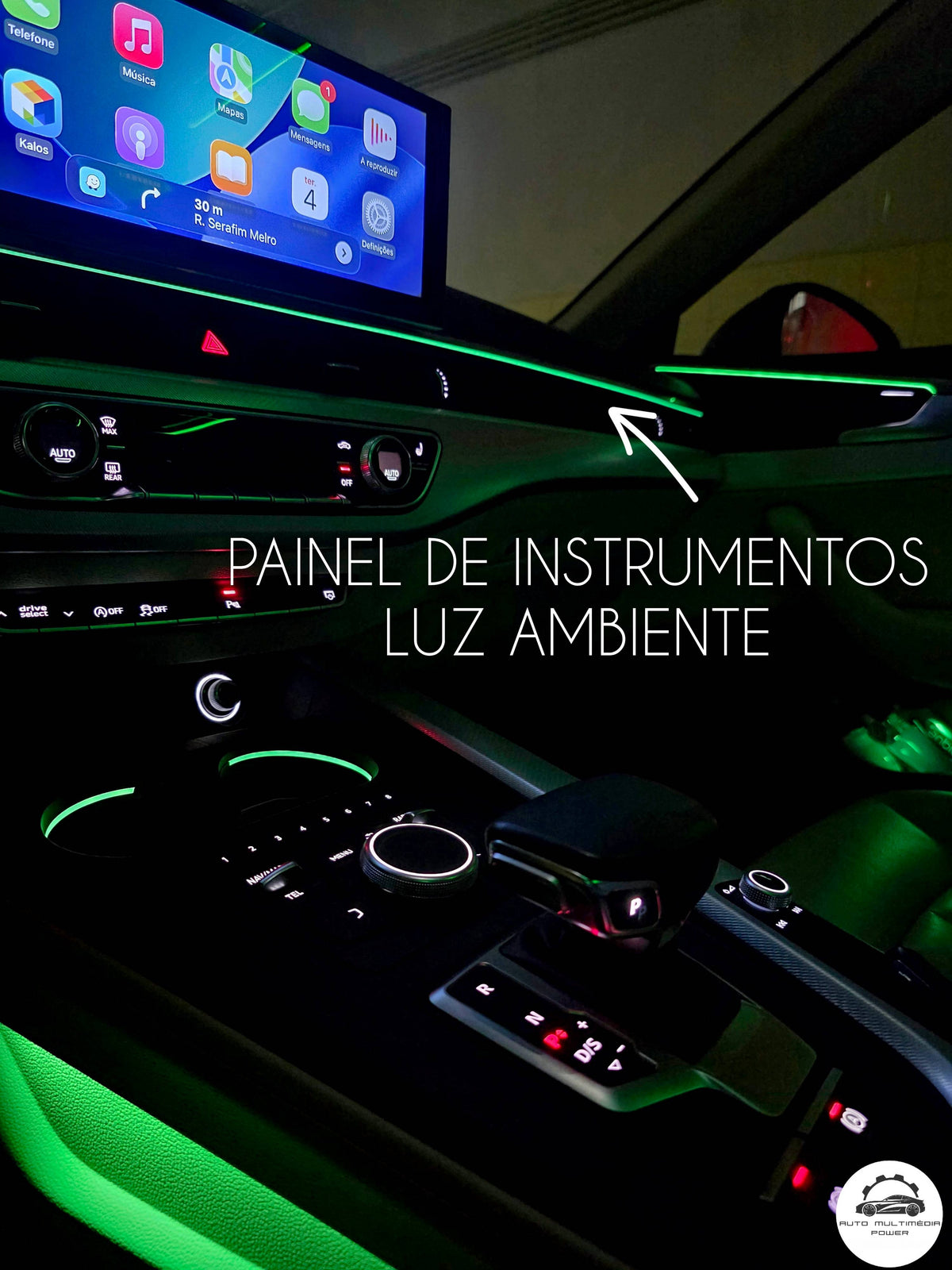 AUDI - A4 (B9) / A5 (F5) - Iluminação Ambiente / Ambient Lighting - Painel de Instrumentos