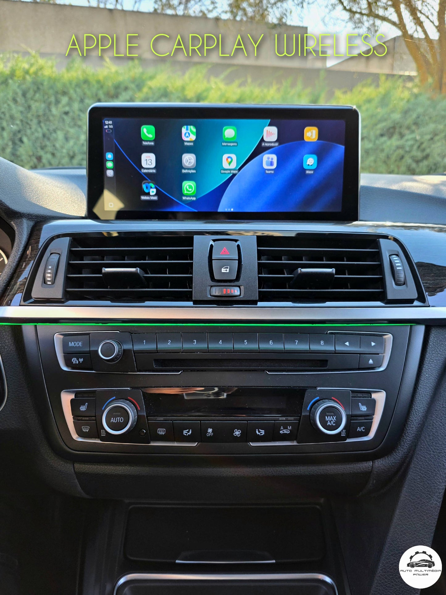 BMW - Série 3 / 4 - CCC CIC NBT EVO - Ecrã Touch Screen Android 15 - Apple CarPlay & Google Android Auto Wireless