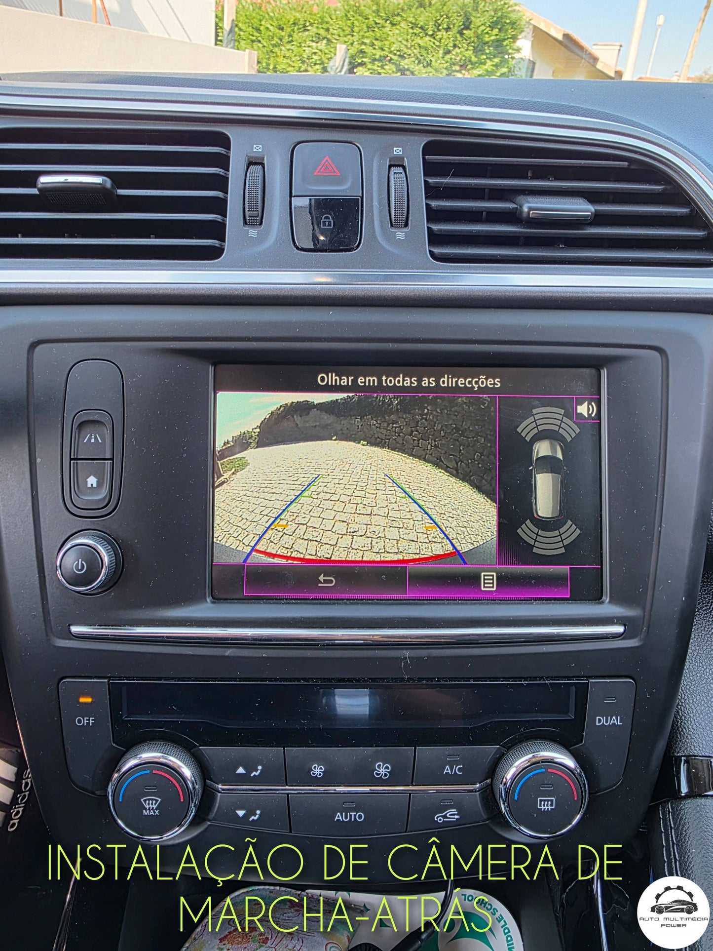 RENAULT - Sistema R-LINK 2 - Instalação Câmera de Marcha-Atrás