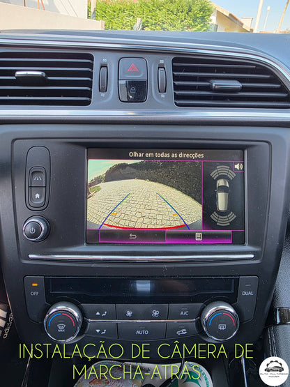 RENAULT - Sistema R-LINK 2 - Instalação Câmera de Marcha-Atrás