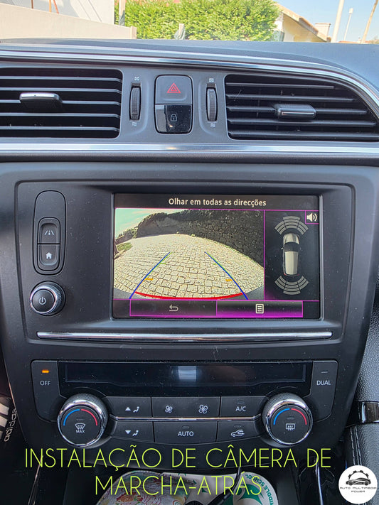 RENAULT - Sistema R-LINK 2 - Instalação Câmera de Marcha-Atrás
