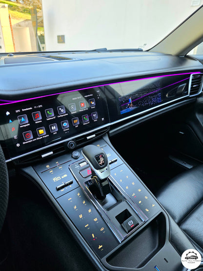 PORSCHE - PANAMERA 970 - PCM 3.1 - Ecrã Touch Screen Duplo Android 14 - Apple CarPlay & Google Android Auto Wireless