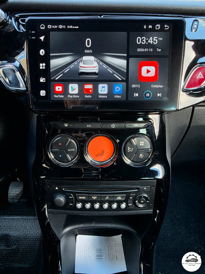 CITROEN - C3 / DS3 - 2010 a 2016 - Ecrã Touch Screen Android - CarPlay & Android Auto Wireless
