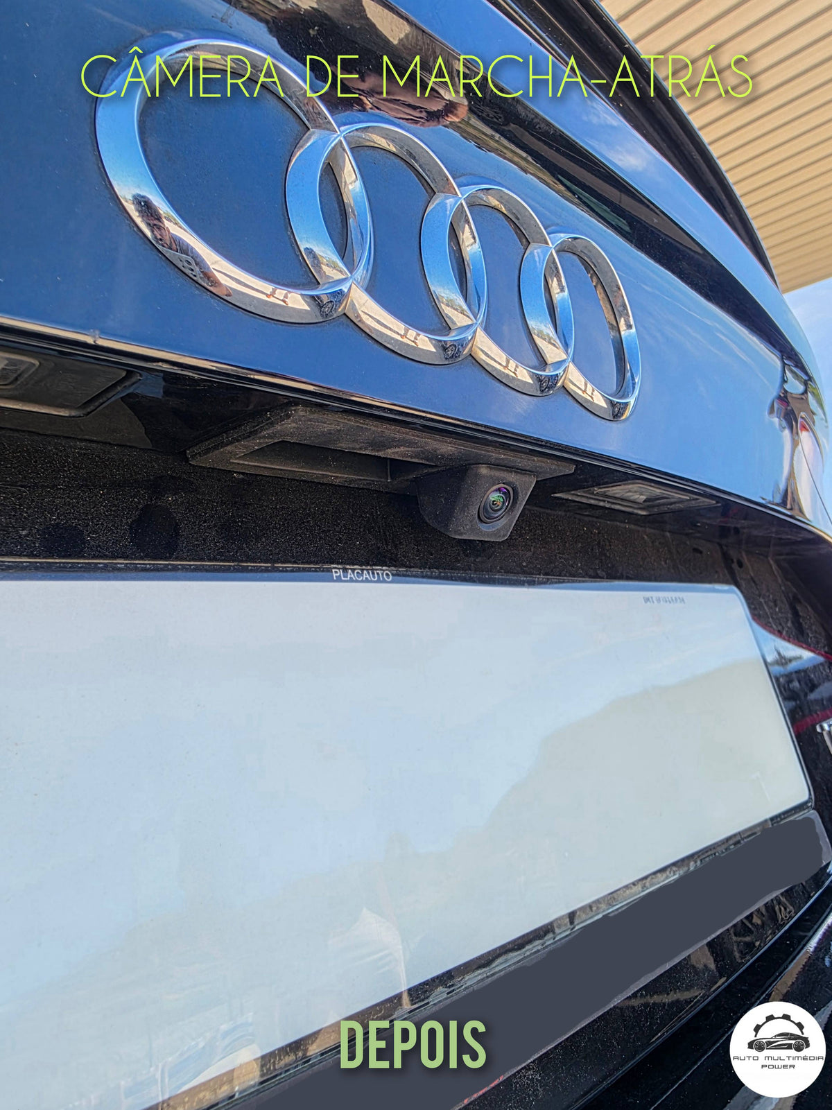 AUDI - Câmera AfterMarket Marcha-Atrás HD Alta Definição - Modelos A3 A4 A5 A6 A7 A8