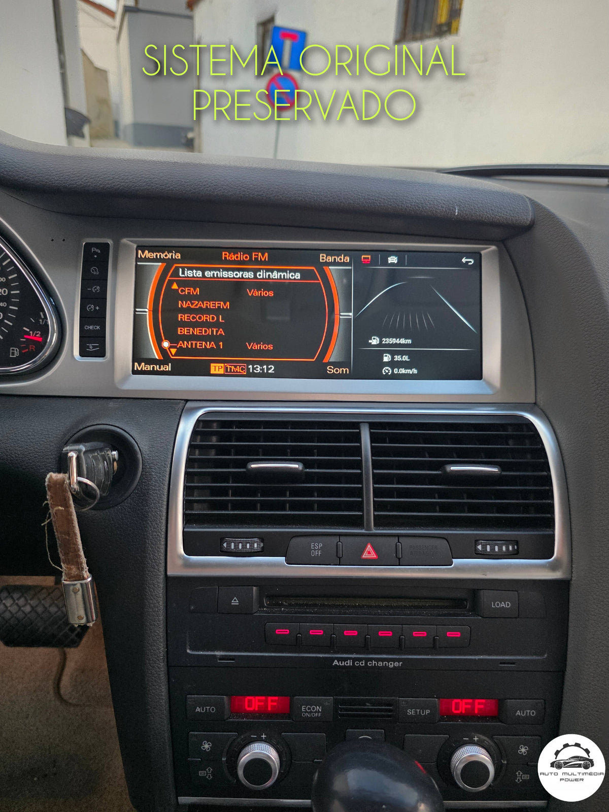 AUDI - Q7 4L - MMI 2G HIGH - Ecrã Touch Screen Android - Apple CarPlay & Google Android Auto Wireless