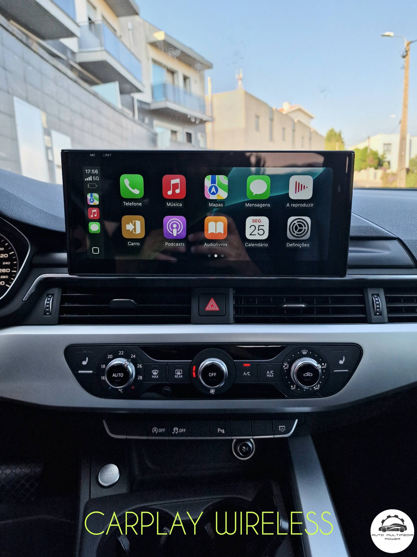 AUDI - A4 / A5 - MMI MIB 2 LOW (MHS2) & HIGH (MHI2) - Ecrã Touch Screen Android 14 - Apple CarPlay & Google Android Auto Wireless