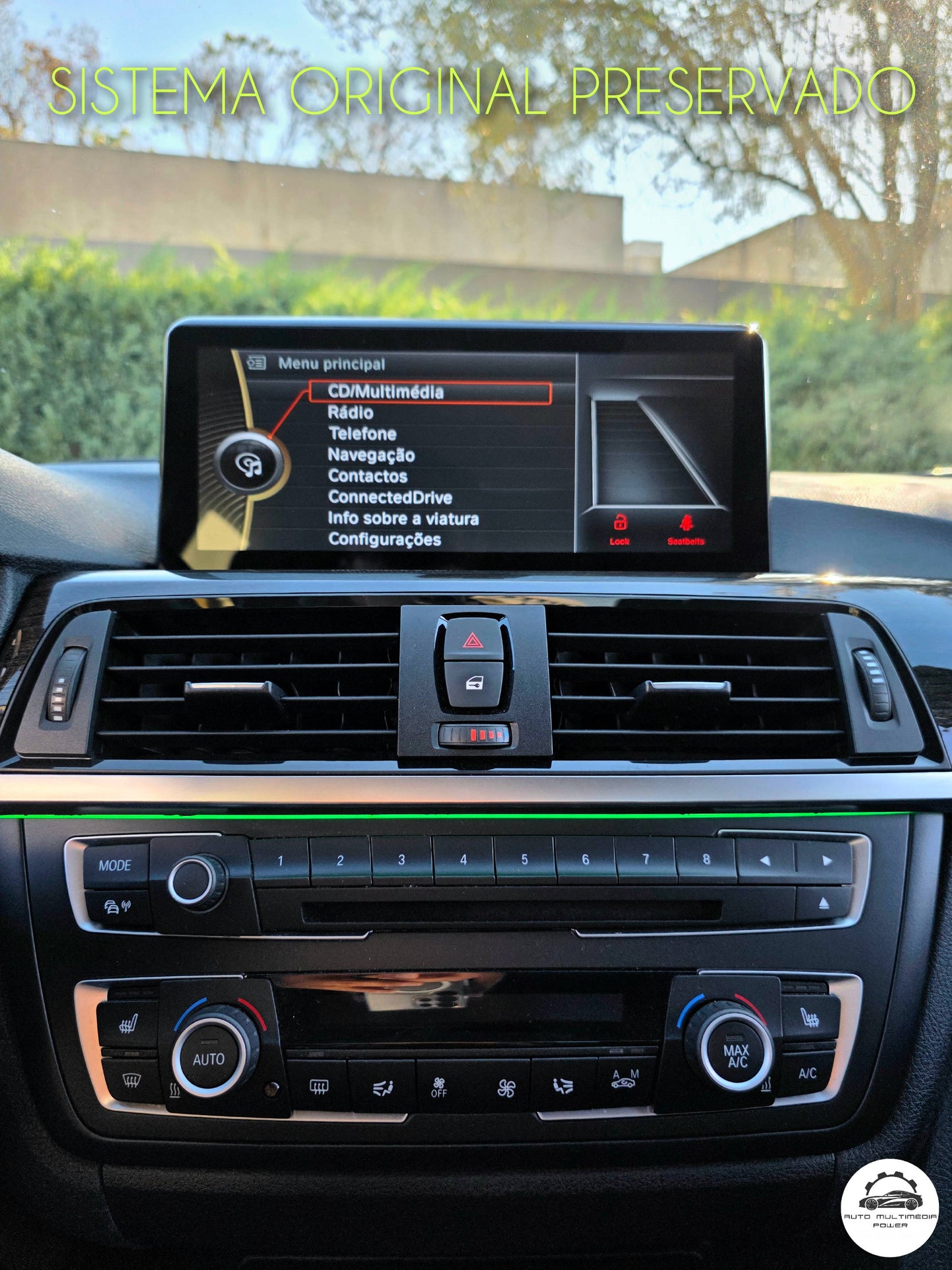 BMW - Série 3 / 4 - CCC CIC NBT EVO - Ecrã Touch Screen Android 15 - Apple CarPlay & Google Android Auto Wireless