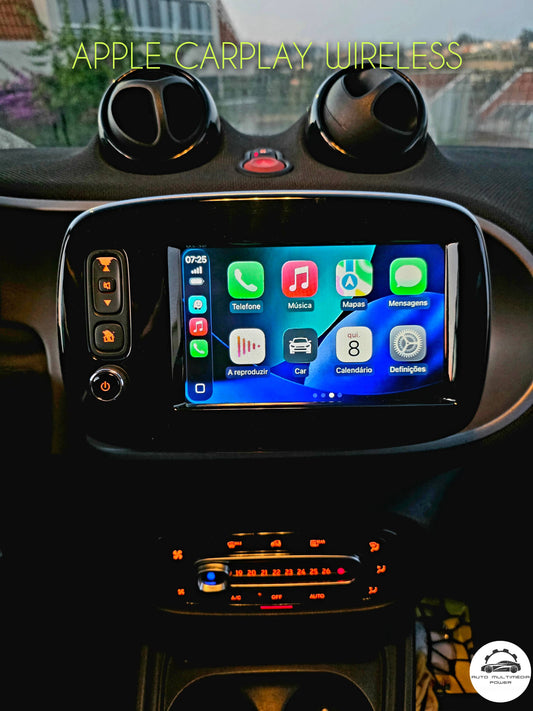 SMART - Sistema Cool & Media P26 Modelo 453 - Ativação Google Android Auto & Apple CarPlay