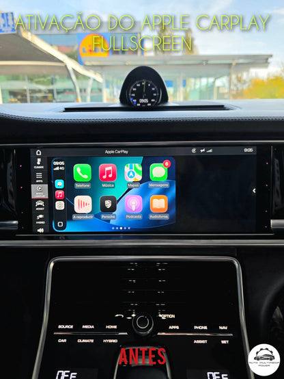 PORSCHE - PANAMERA - Sistema MIB 2 MHI2 PCM 4.0 - Ativação CarPlay / Andoid Auto FullScreen ou WideScreen