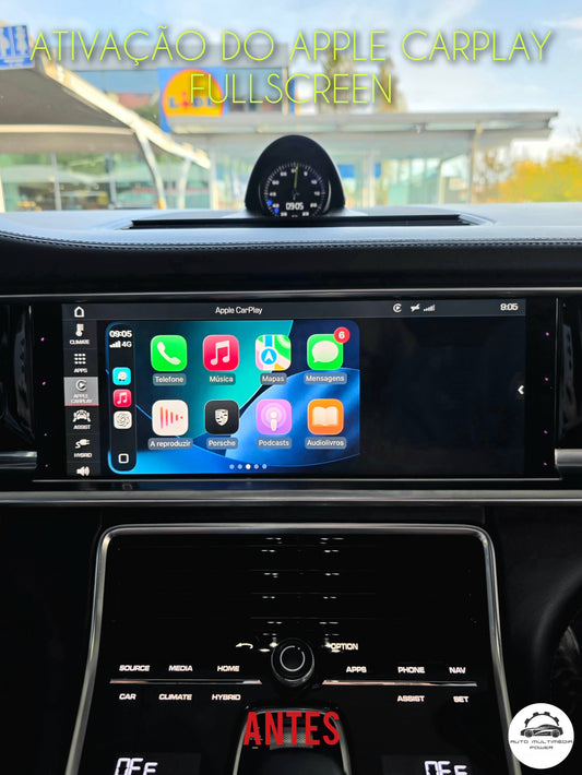 PORSCHE - PANAMERA - Sistema MIB 2 MHI2 PCM 4.0 - Ativação CarPlay / Andoid Auto FullScreen ou WideScreen