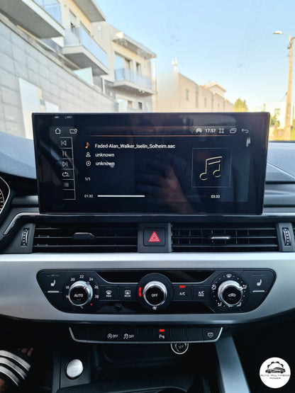 AUDI - A4 / A5 - MMI MIB 2 LOW (MHS2) & HIGH (MHI2) - Ecrã Touch Screen Android 14 - Apple CarPlay & Google Android Auto Wireless