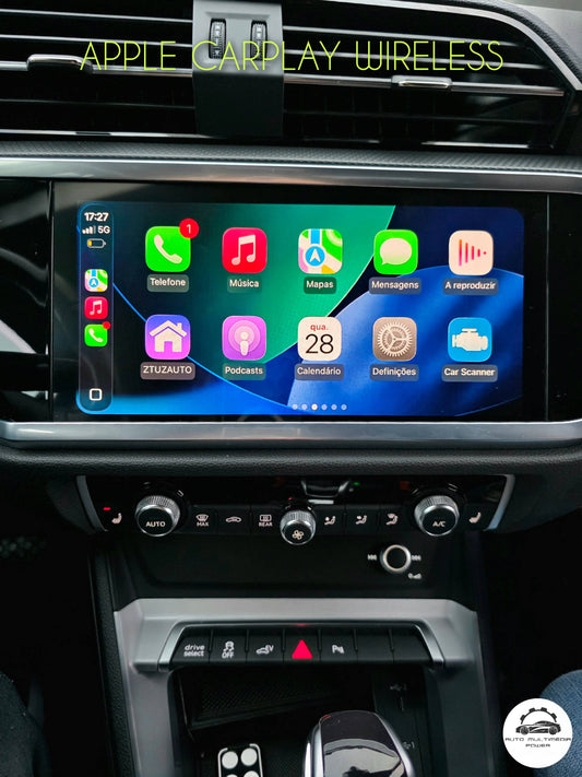 AUDI - Sistema MMI MIB3 / MHI3 - Instalação Módulo Apple CarPlay & Google Android Auto Wireless