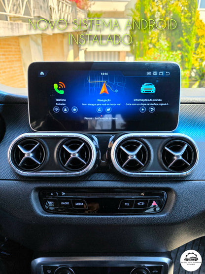 MERCEDES-BENZ - Classe X - Ecrã Touch Screen Android 15 - Apple CarPlay & Google Android Auto Wireless