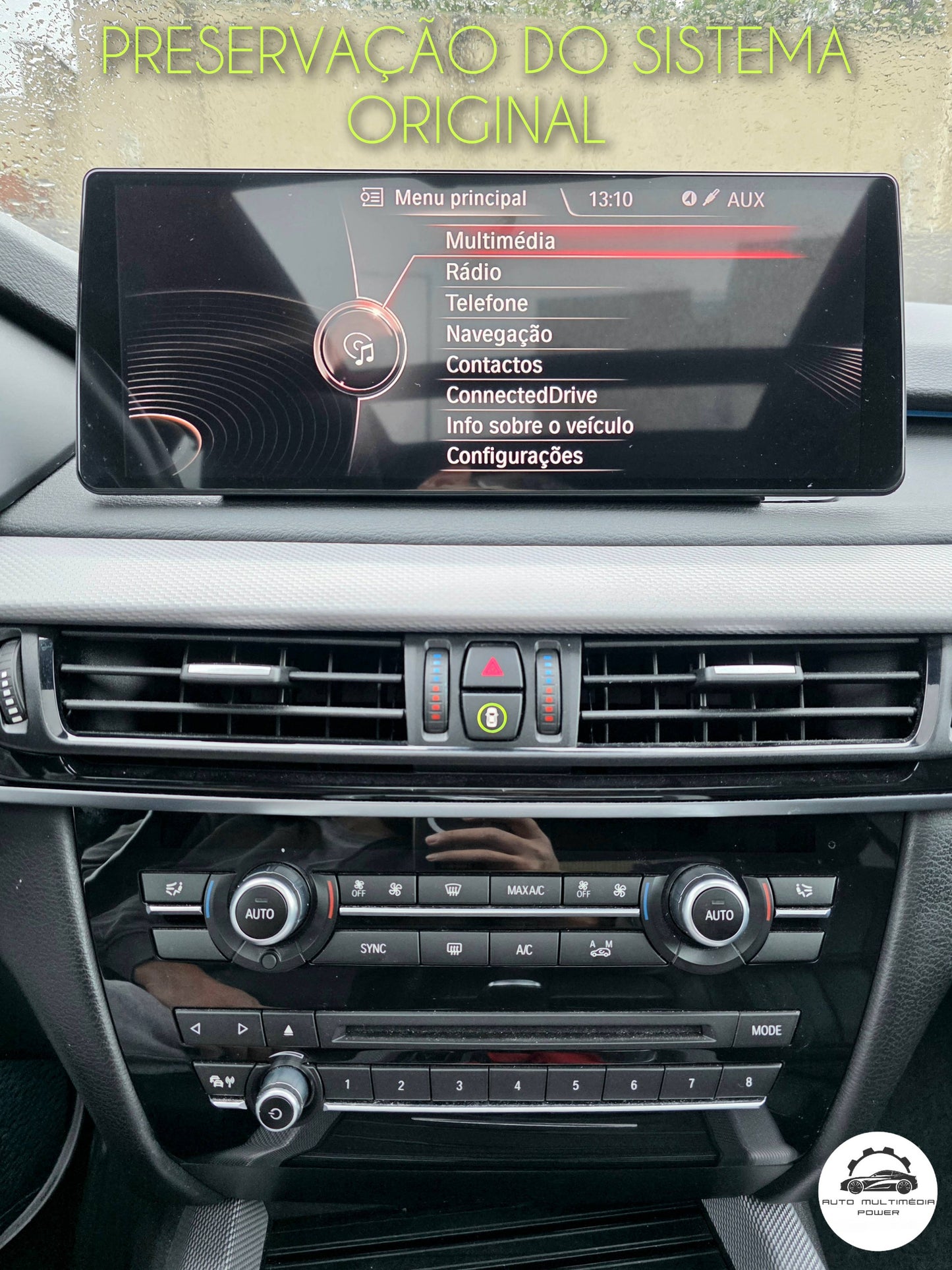 BMW - X5 / X6 - CCC CIC NBT - Ecrã Touch Screen Android 15 - Apple CarPlay & Google Android Auto Wireless