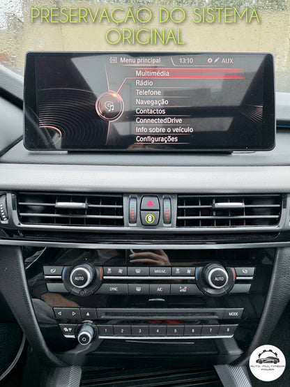 BMW - X5 / X6 - CCC CIC NBT - Ecrã Touch Screen Android 15 - Apple CarPlay & Google Android Auto Wireless