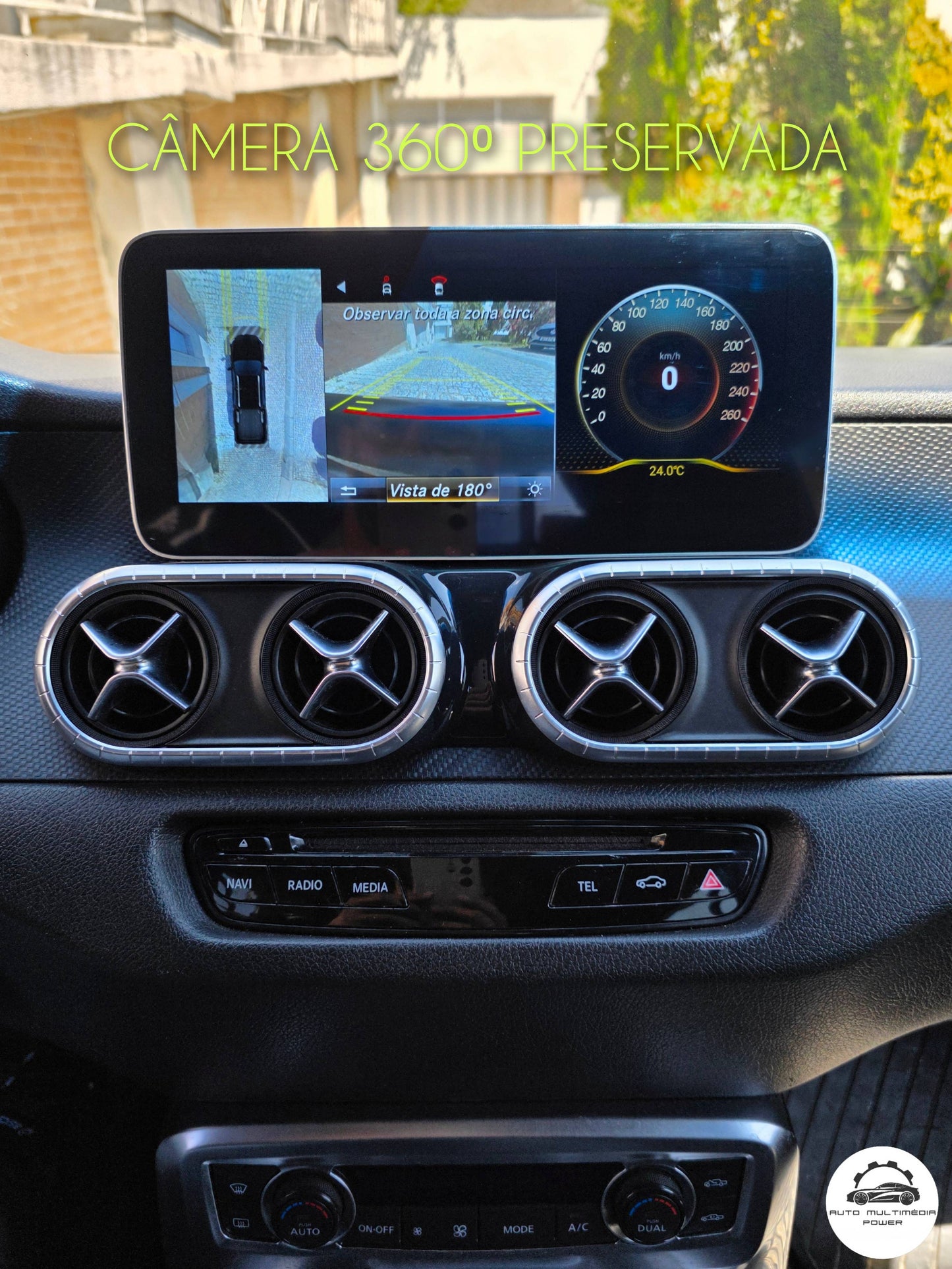 MERCEDES-BENZ - Classe X - Ecrã Touch Screen Android 15 - Apple CarPlay & Google Android Auto Wireless