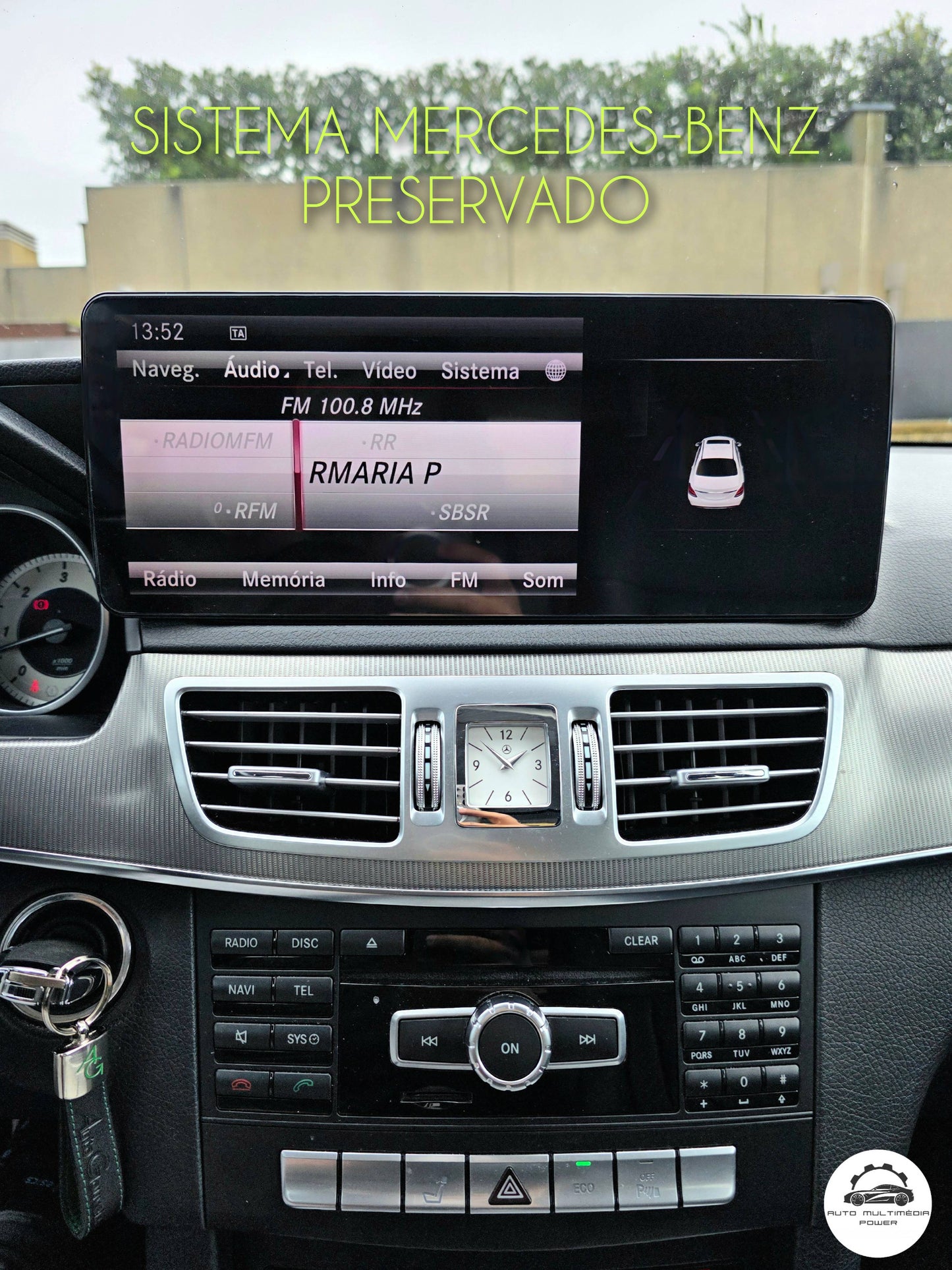 MERCEDES-BENZ - Classe E - Ecrã Touch Screen Android 15 - Apple CarPlay & Google Android Auto Wireless