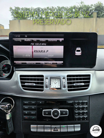 MERCEDES-BENZ - Classe E - Ecrã Touch Screen Android 15 - Apple CarPlay & Google Android Auto Wireless