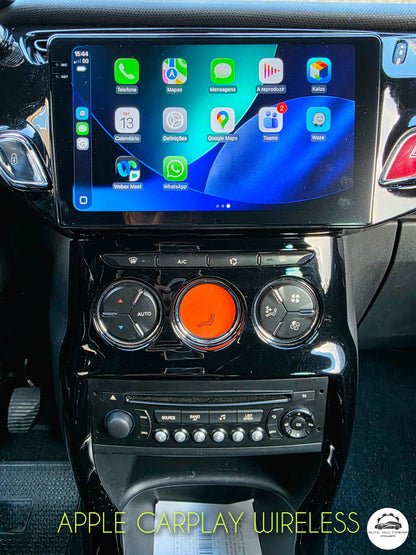 CITROEN - C3 / DS3 - 2010 a 2016 - Ecrã Touch Screen Android - CarPlay & Android Auto Wireless