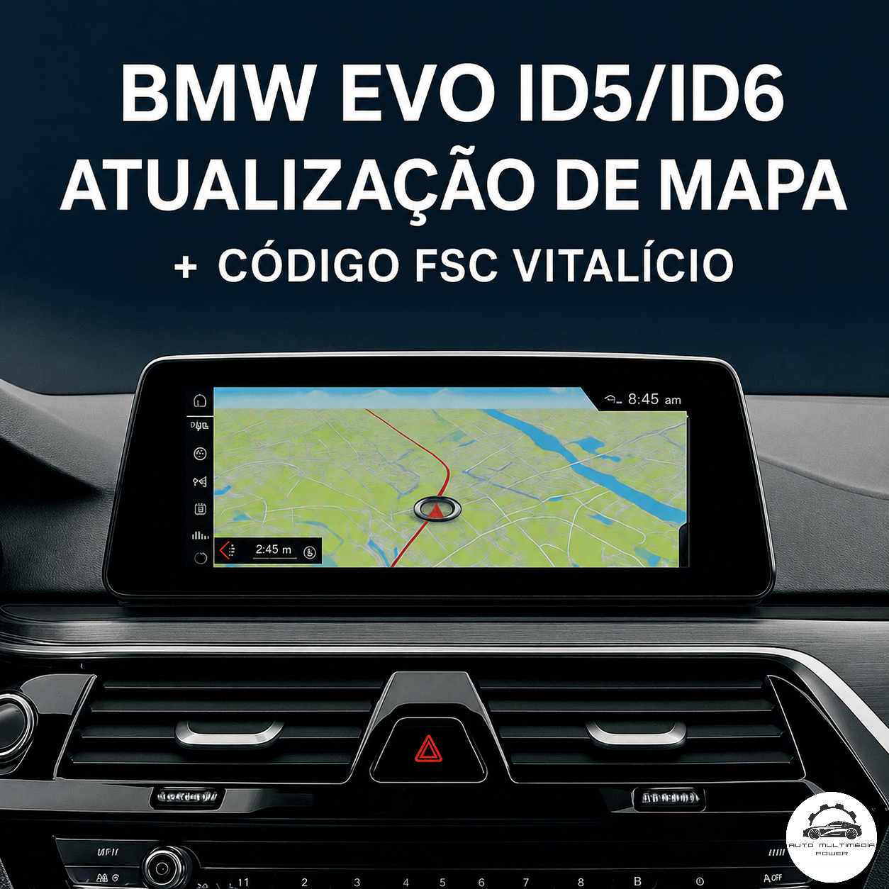 BMW / MINI - Sistema NBT EVO iD5 iD6 - Atualização Mapas GPS Nav + FSC Code 2026-1