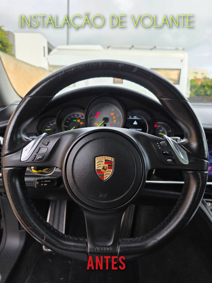 PORSCHE - Instalação Volante OEM