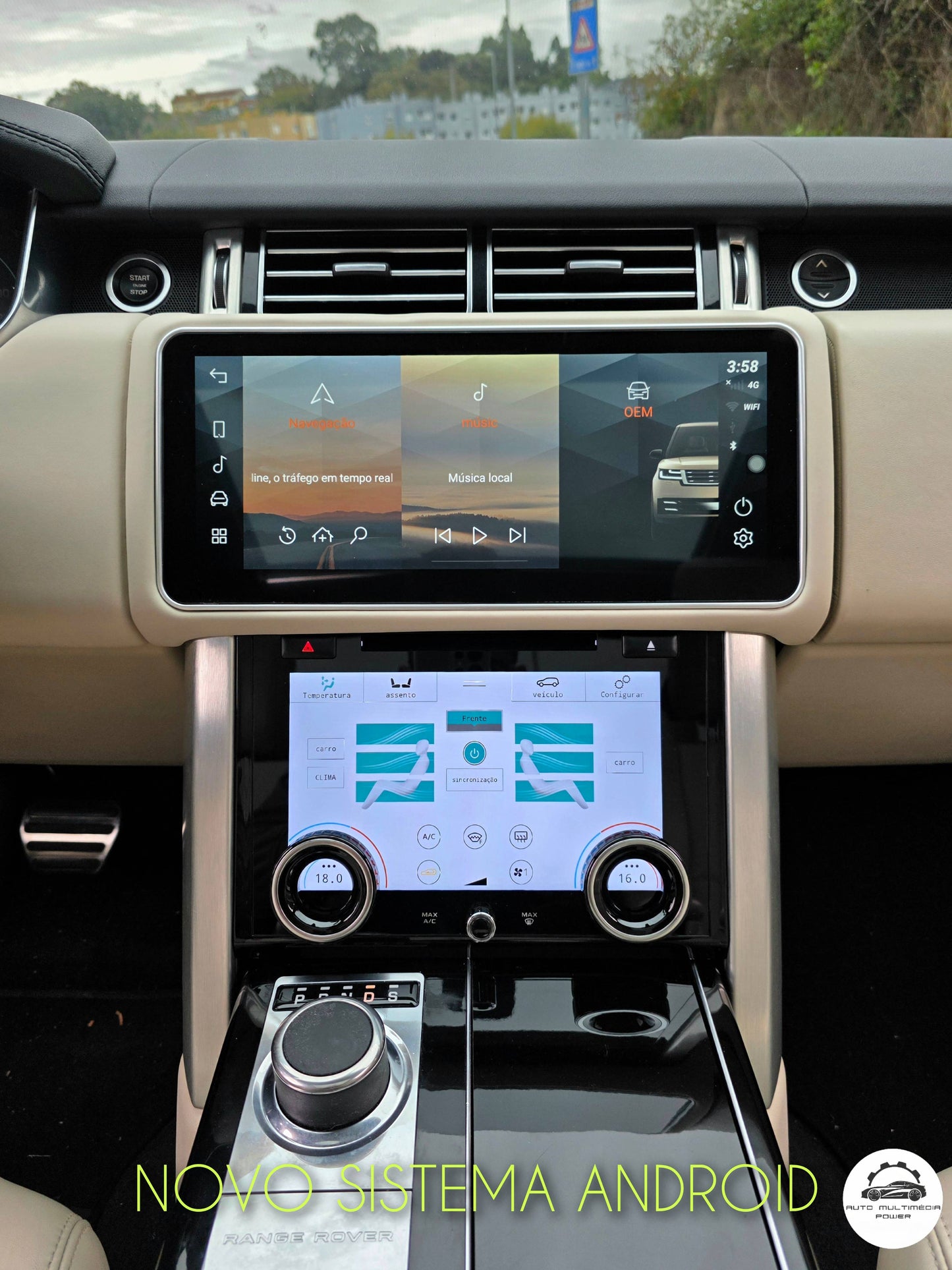 RANGE ROVER - VOGUE - Sistema BOSCH / HARMAN - Ecrã Touch Screen Android 15 - Apple CarPlay & Google Android Auto Wireless