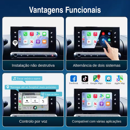 CITROEN eMyWay / PEUGEOT WipNav+ - Instalação Função CarPlay & AndroidAuto Wireless