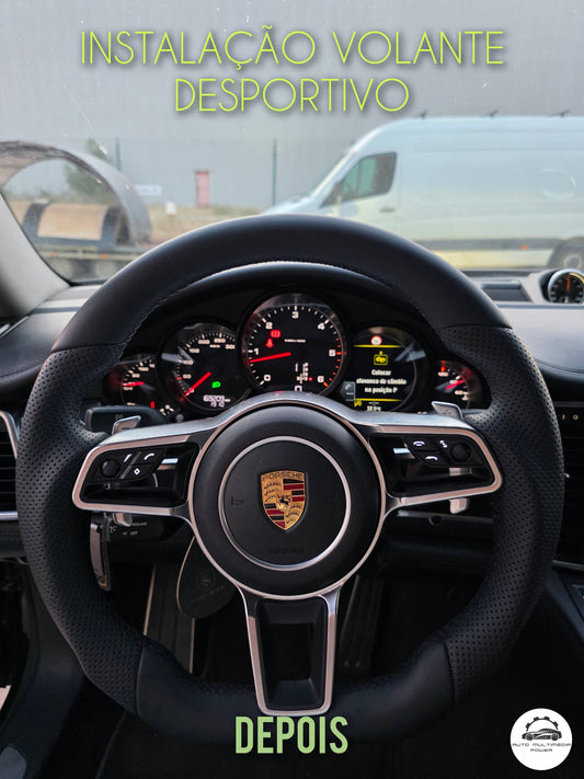 PORSCHE - Instalação Volante OEM