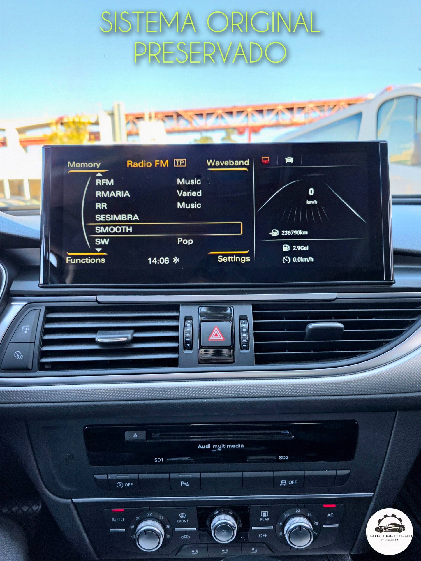 AUDI - A6 / A7 - MMI 3G PLUS (HN+) & RMC - Ecrã Touch Screen Android 14 - Apple CarPlay & Google Android Auto Wireless