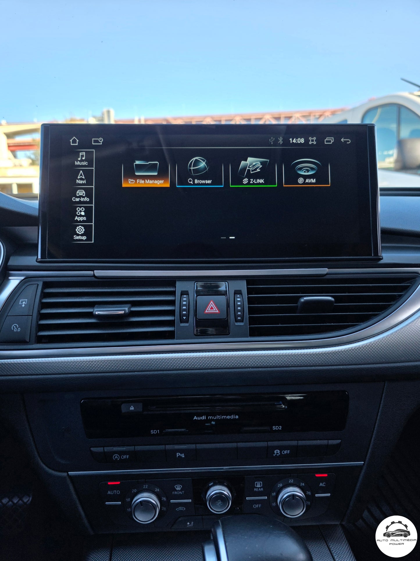 AUDI - A6 / A7 - MMI 3G PLUS (HN+) & RMC - Ecrã Touch Screen Android 14 - Apple CarPlay & Google Android Auto Wireless